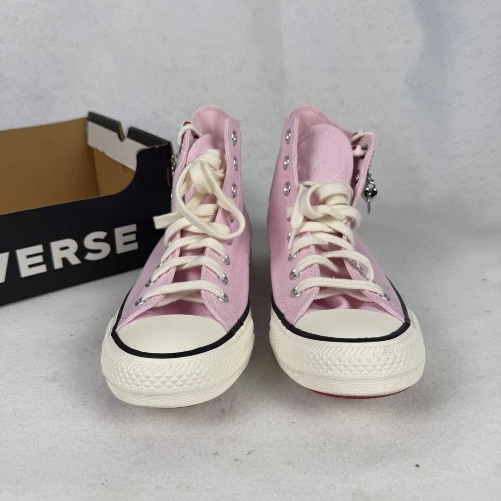 Converse Chuck Taylor All Star Womens 8.5 UK 6.5 Valentine Heart Charm Pink - Picture 3 of 15